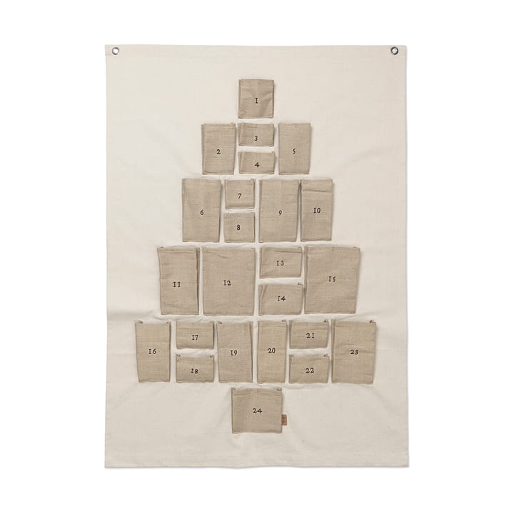 Calendrier de l’avent Pine - Maxi, 90x125 cm - ferm LIVING