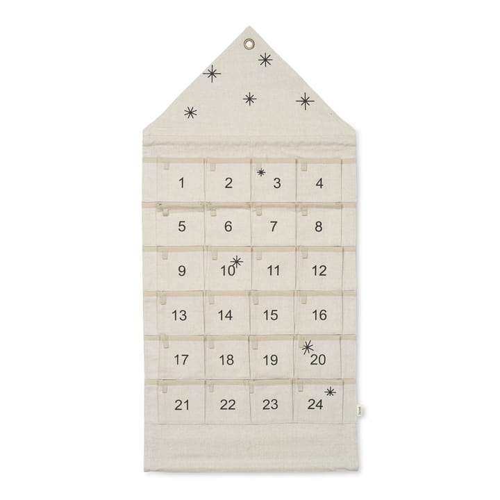 Calendrier de l'Avent Star maison 100cm - Sand - ferm LIVING