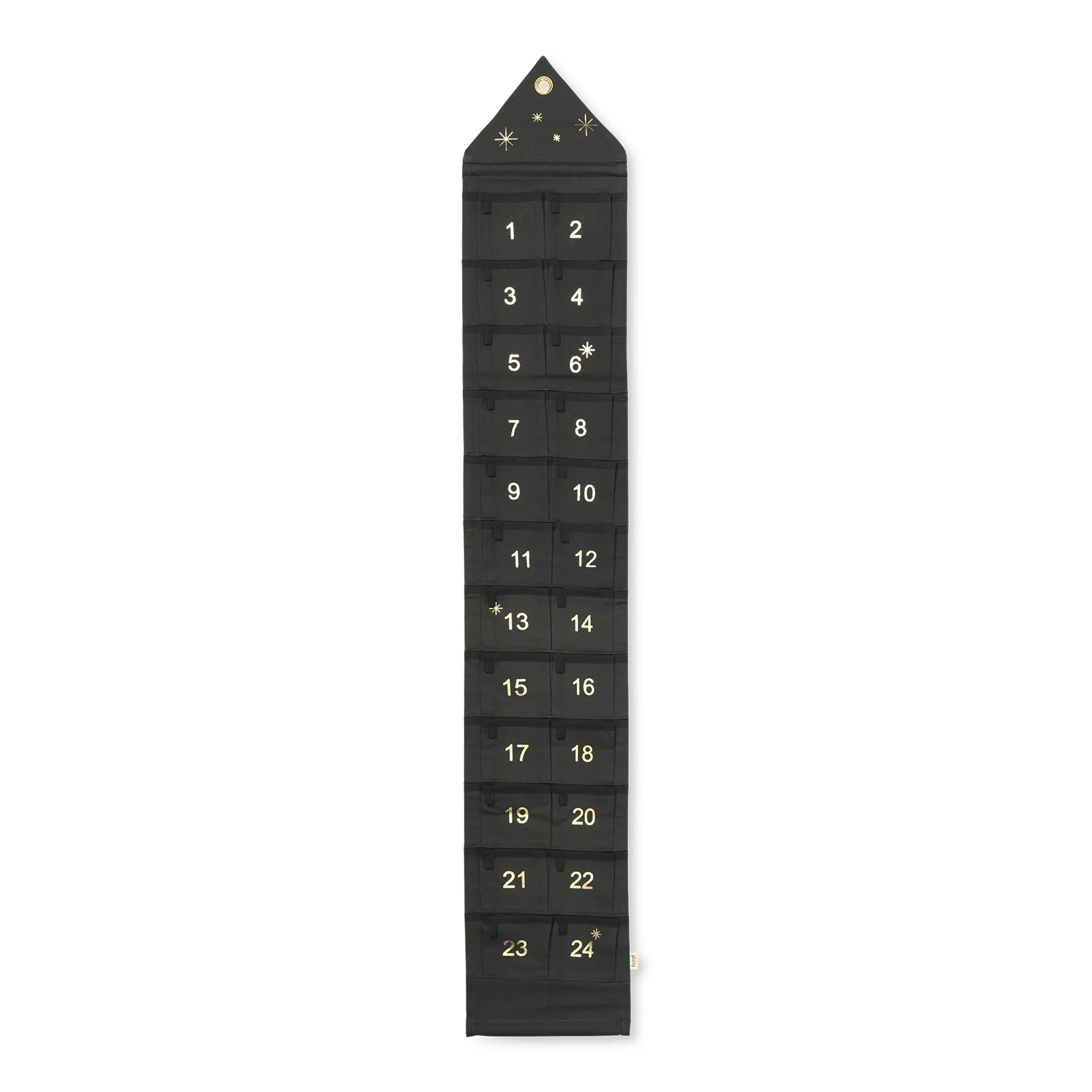 Calendrier de l'Avent Star maison 150cm, Dark green Ferm Living