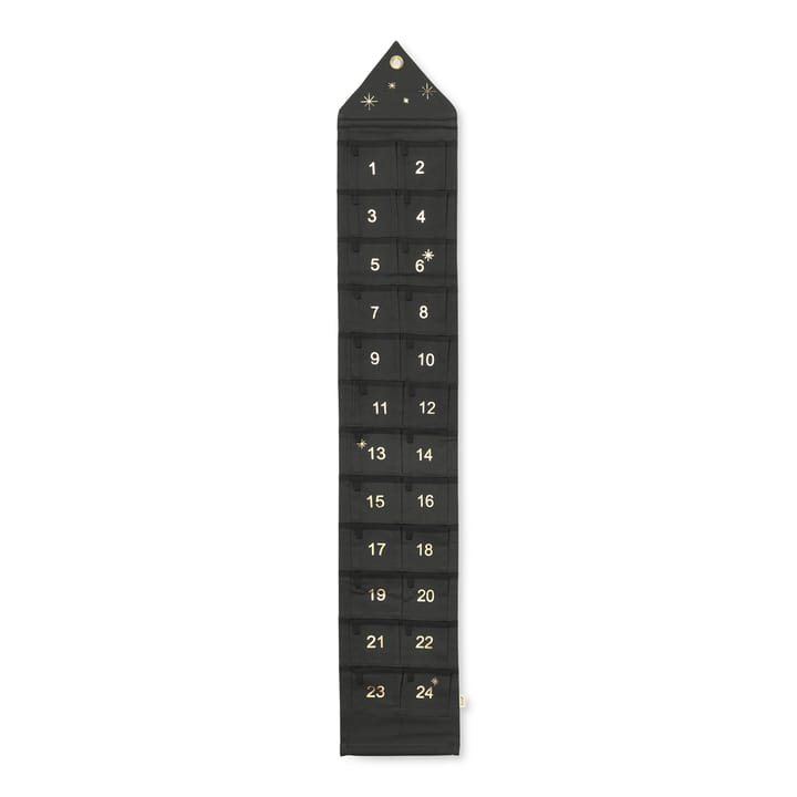 Calendrier de l'Avent Star maison 150cm, Dark green Ferm Living