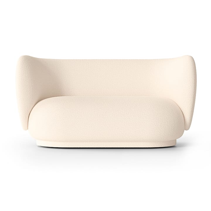 Canapé bouclé Rico 2 places - Bouclé offwhite - Ferm LIVING