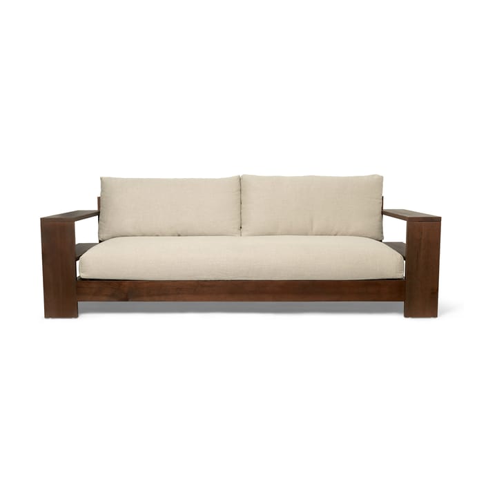 Canapé Edre classic linen, Dark Stained-Natural Ferm Living