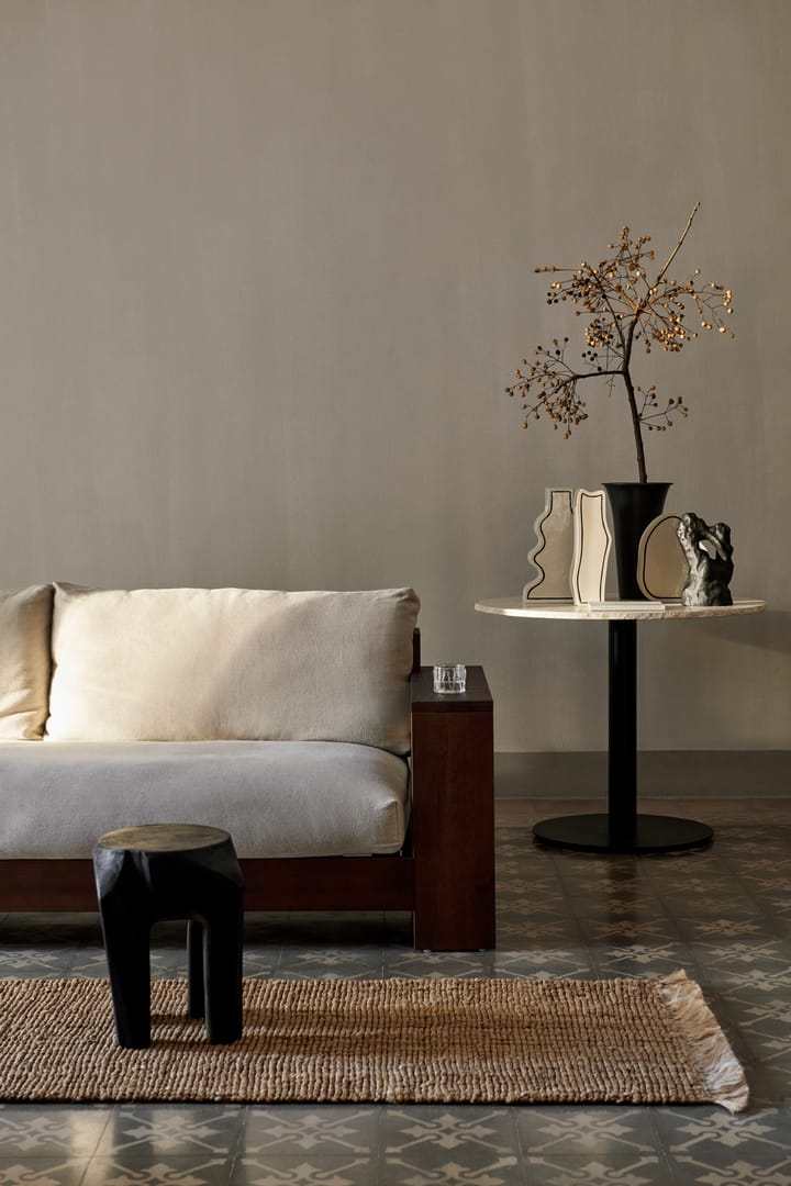 Canapé Edre classic linen, Dark Stained-Natural Ferm Living
