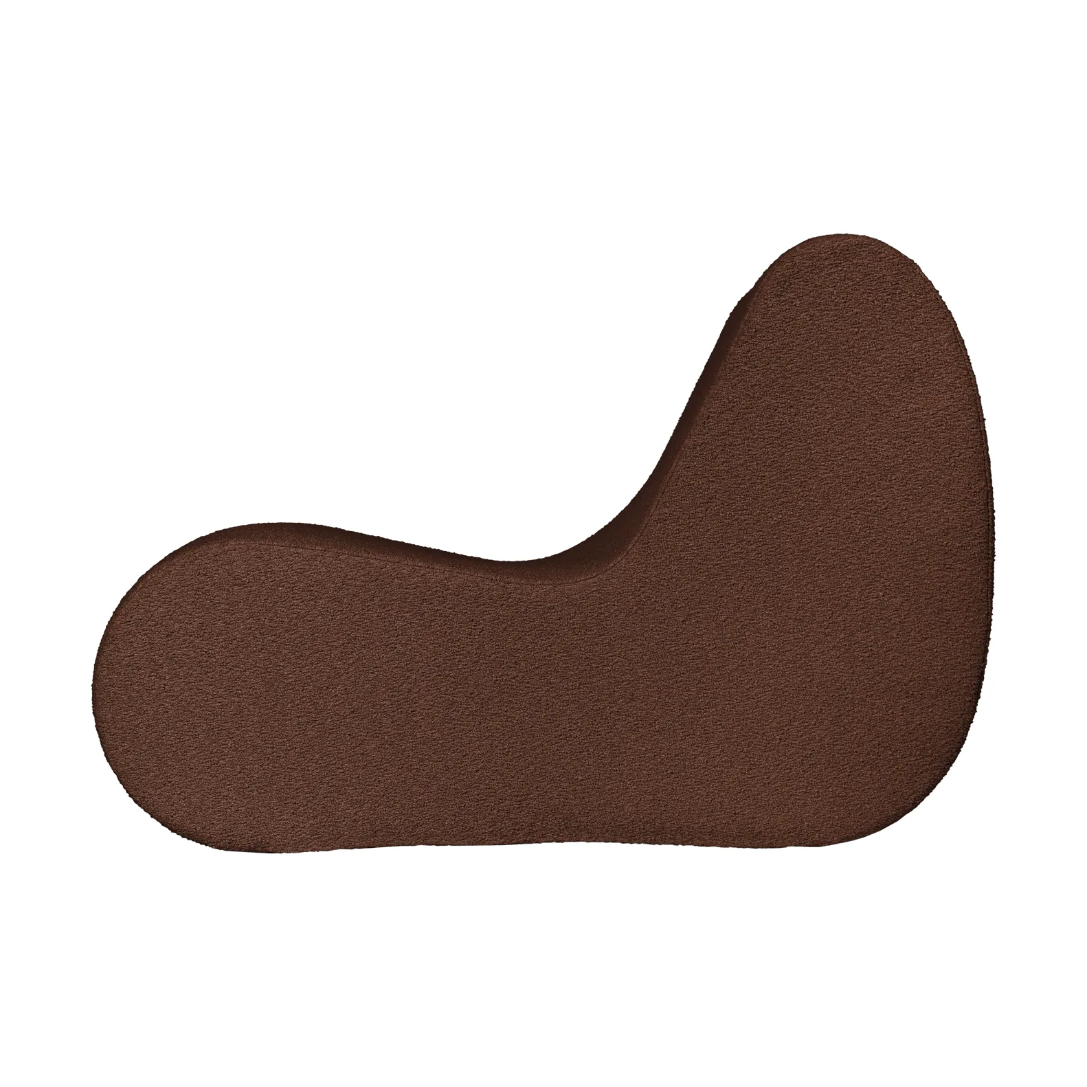 Canapé modulable Rouli center module pure bouclé, Chestnut brown Ferm Living