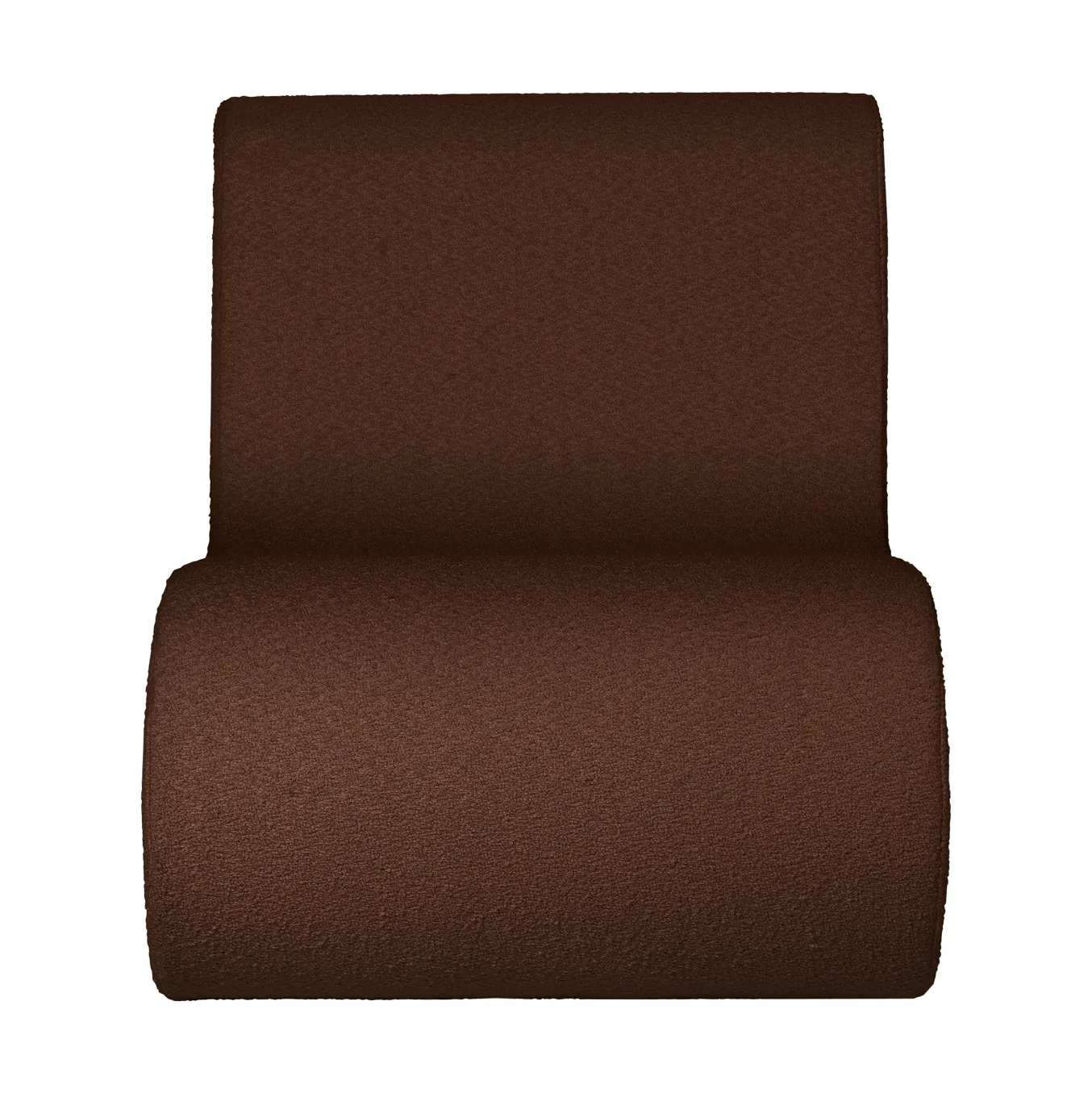 Canapé modulable Rouli center module pure bouclé, Chestnut brown Ferm Living