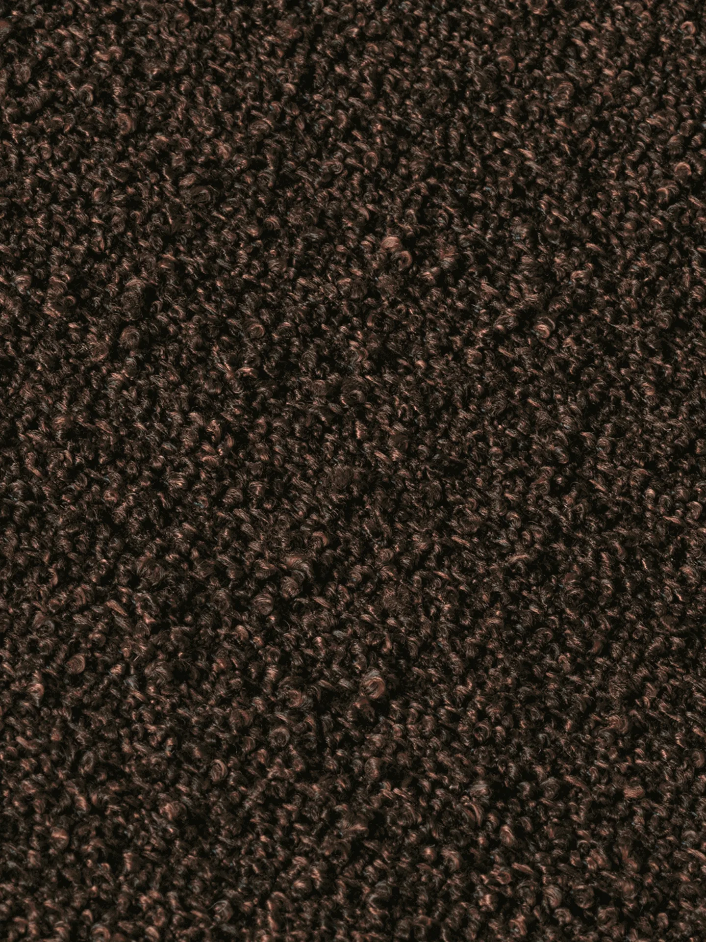 Canapé modulable Rouli center module pure bouclé, Chestnut brown Ferm Living