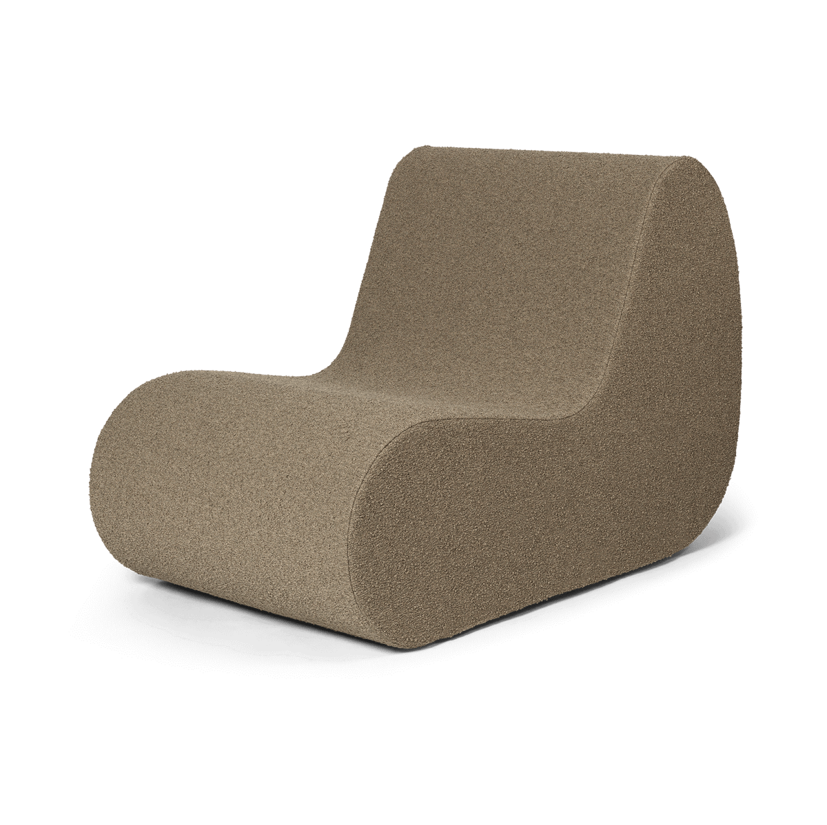 ferm LIVING Canapé modulable Rouli center module pure bouclé Sand