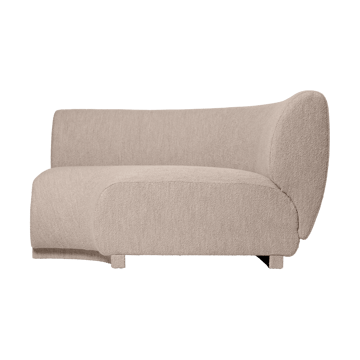 Canapé modulaire Rico 90 corner Soft Bouclé - Natural - Ferm Living