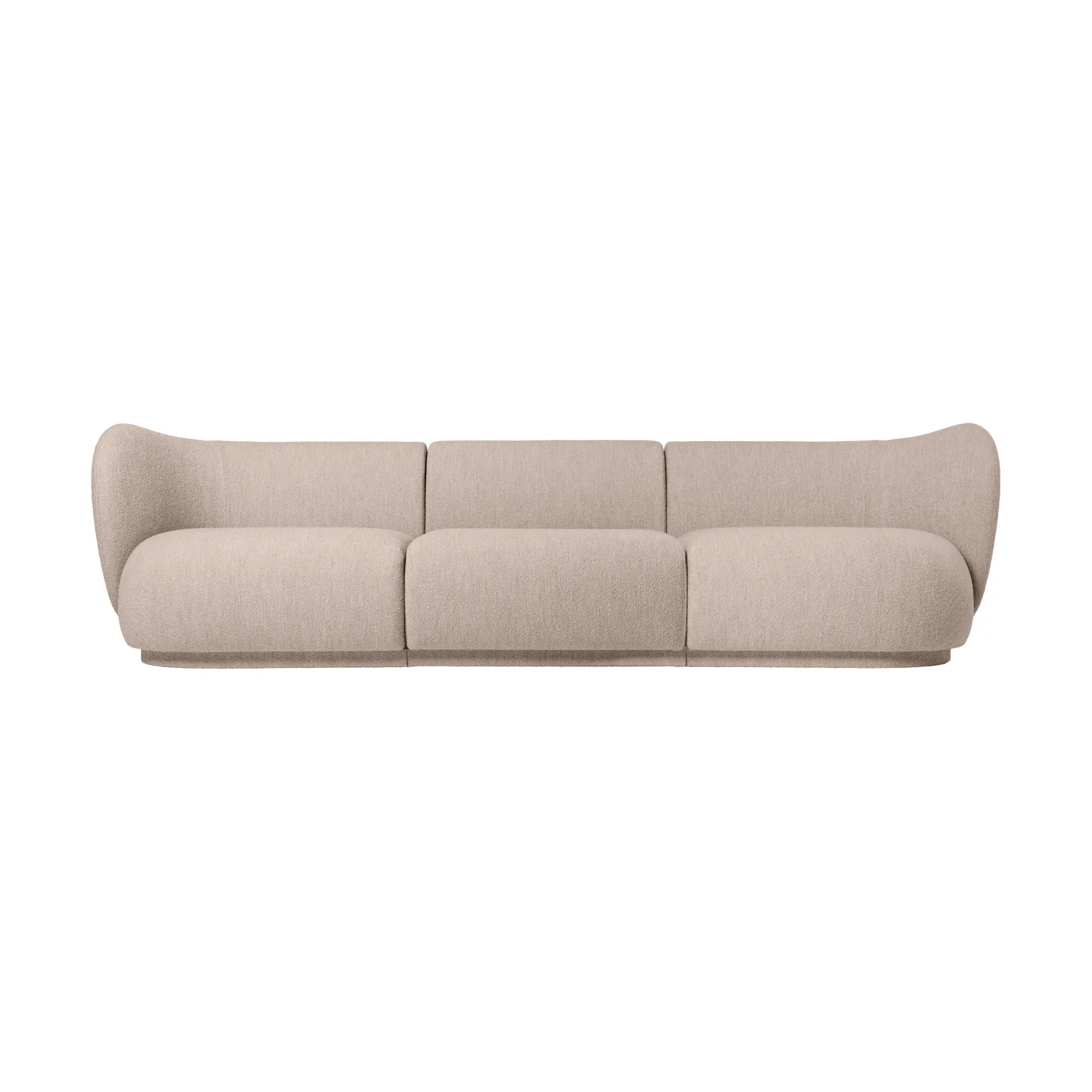 Canapé modulaire Rico armrest L Soft Bouclé, Natural Ferm Living