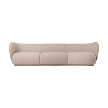 Canapé modulaire Rico armrest L Soft Bouclé - Natural - Ferm Living