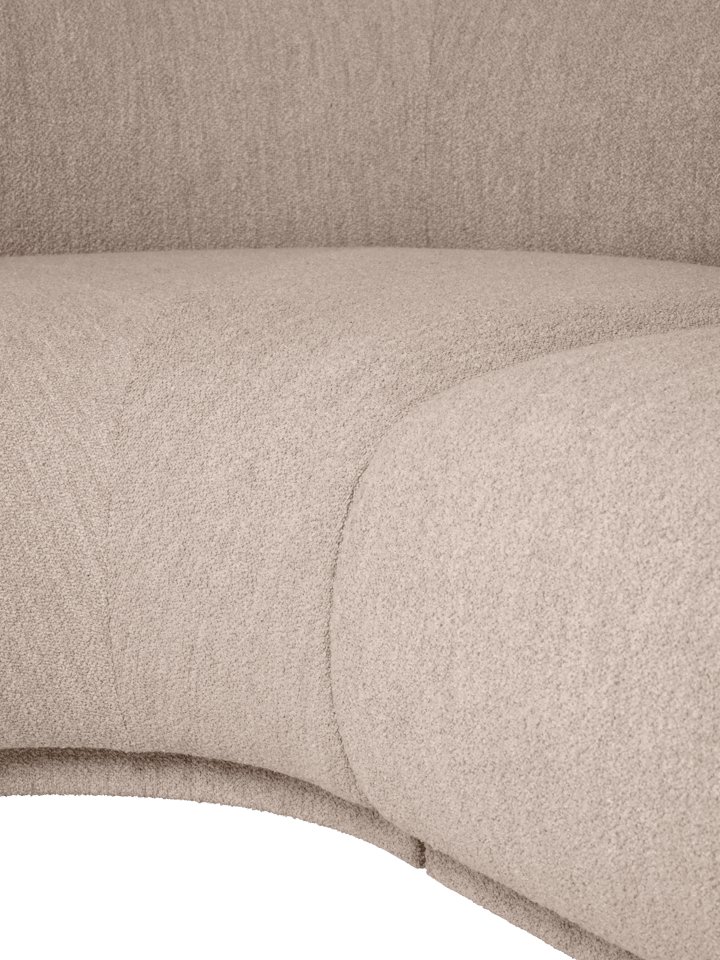Canapé modulaire Rico armrest L Soft Bouclé, Natural Ferm Living