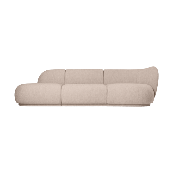 Canapé modulaire Rico armrest R Soft Bouclé, Natural Ferm Living