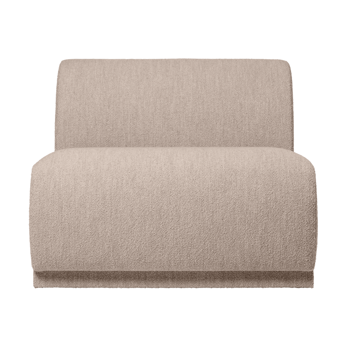 Ferm Living Canapé modulaire Rico center Soft Bouclé Natural