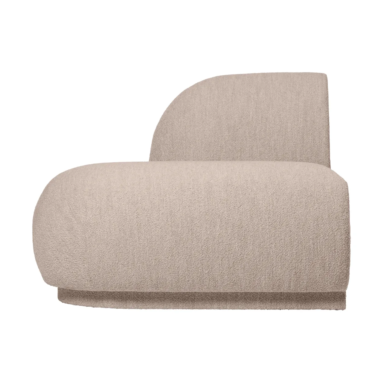 Ferm Living Canapé modulaire Rico open L Soft bouclé-natural