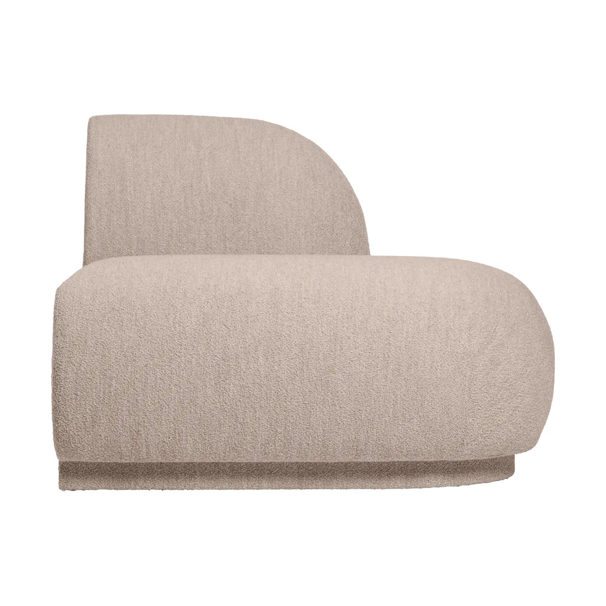 Ferm Living Canapé modulaire Rico open R Soft bouclé-natural