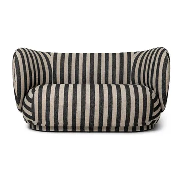 Canapé Rico 2 places - Louisiana sand black - Ferm Living