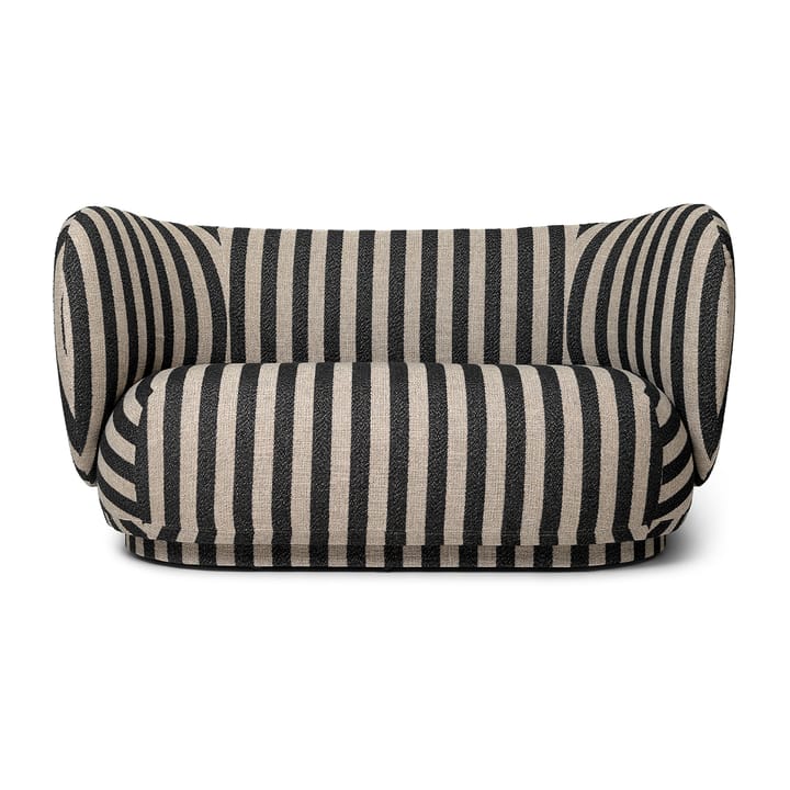 Canapé Rico 2 places - Louisiana sand black - Ferm LIVING