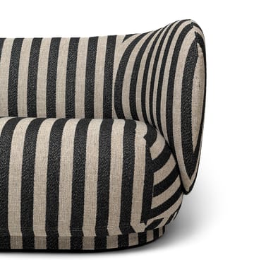 Canapé Rico 2 places - Louisiana sand black - Ferm Living