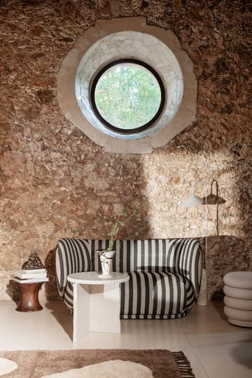 Canapé Rico 2 places - Louisiana sand black - Ferm Living