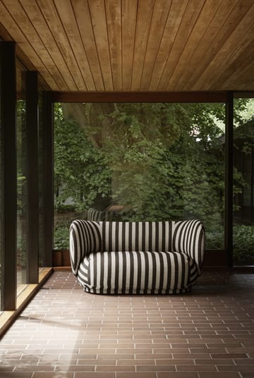 Canapé Rico 2 places - Louisiana sand black - Ferm Living