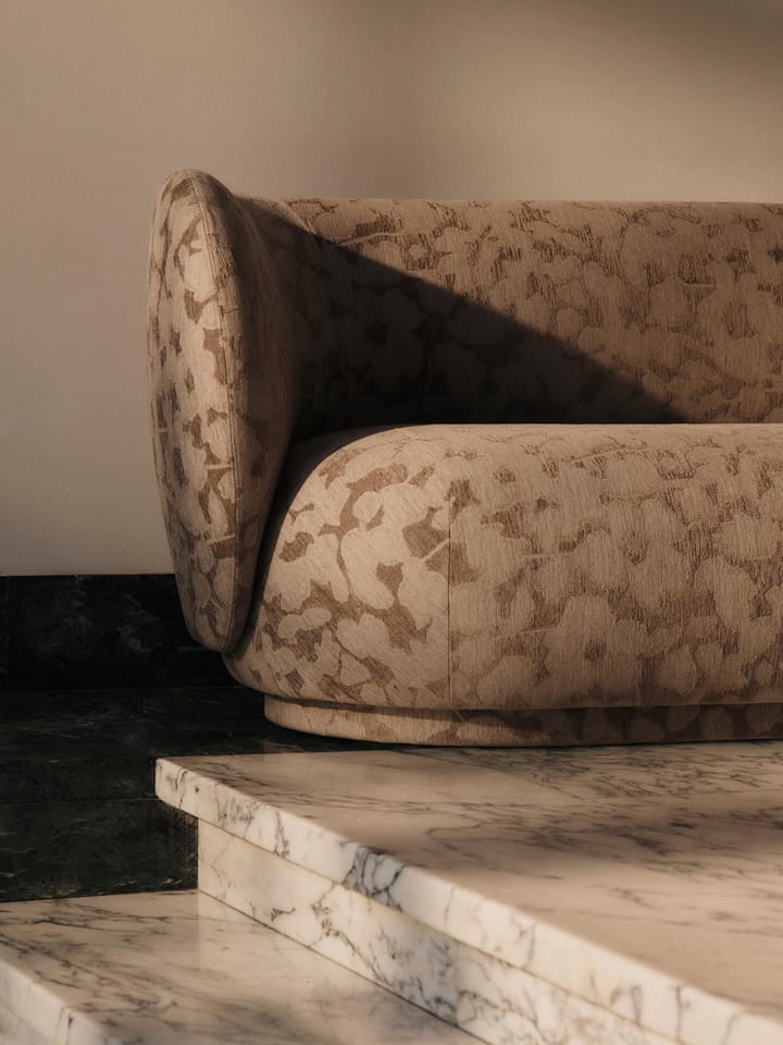 Canapé Rico 2 places, Taupe Ferm Living