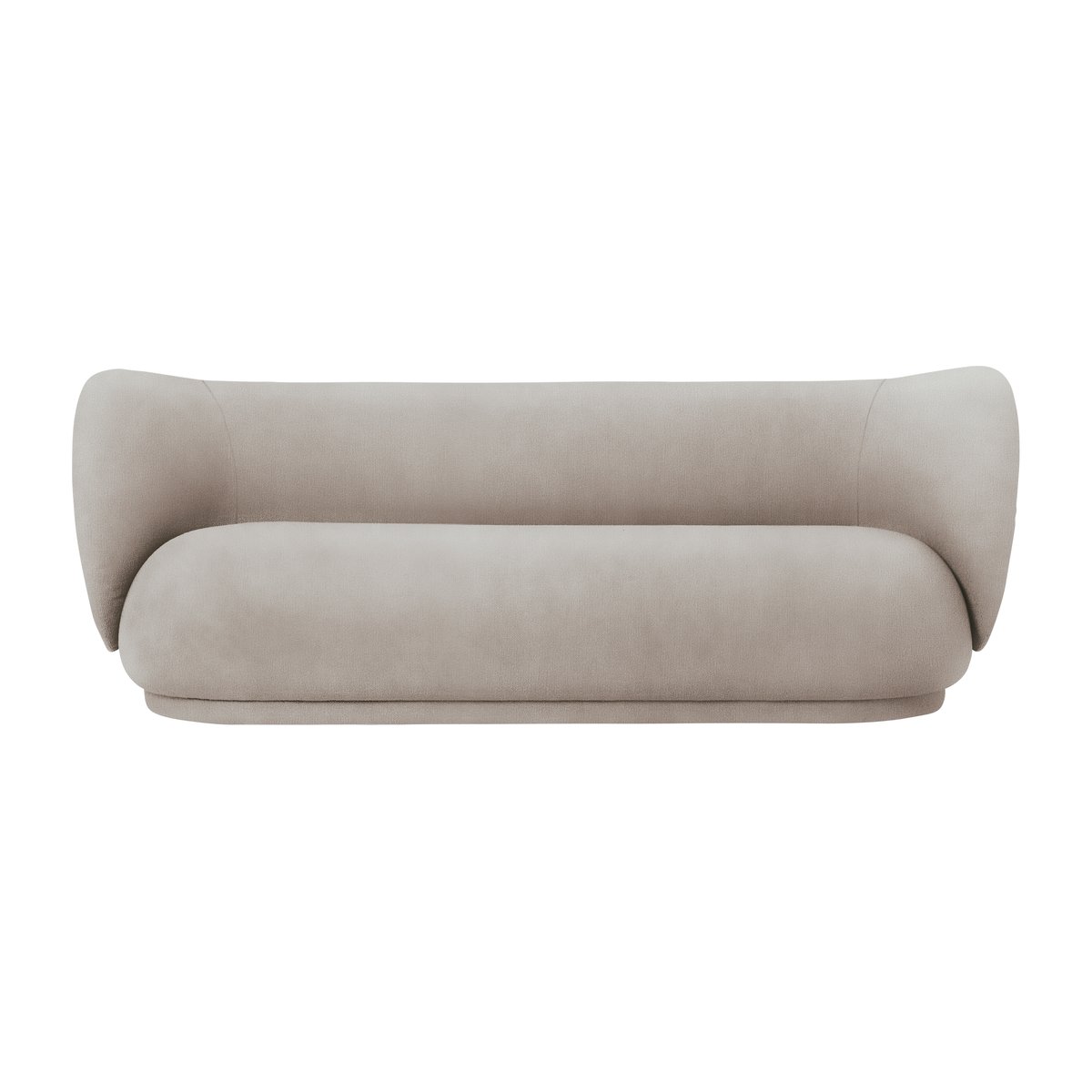 ferm LIVING Canapé Rico 3 places Brushed Sand | Design Scandinave | Sofas | Beige