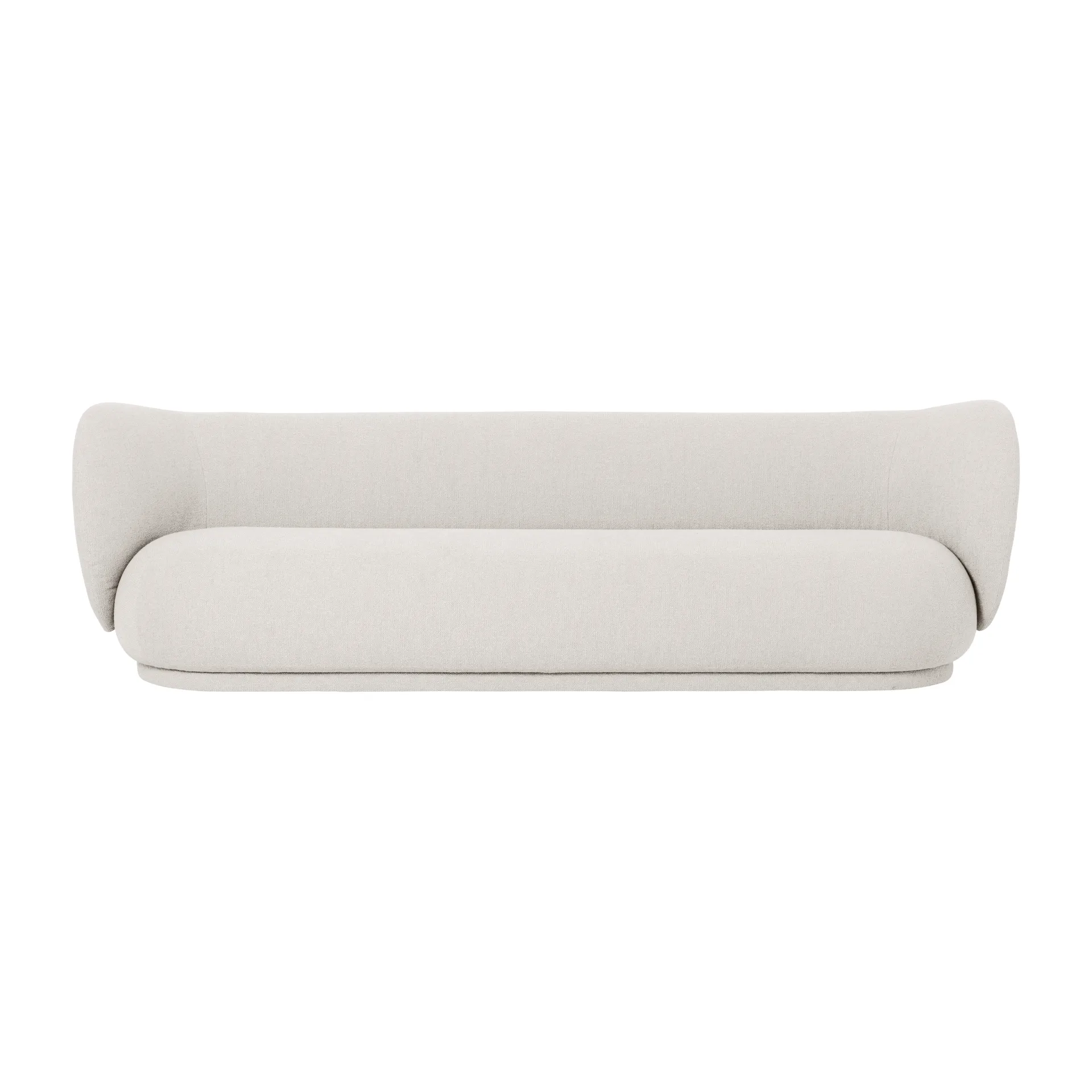 Canapé Rico bouclé 4 places, Bouclé offwhite Ferm Living