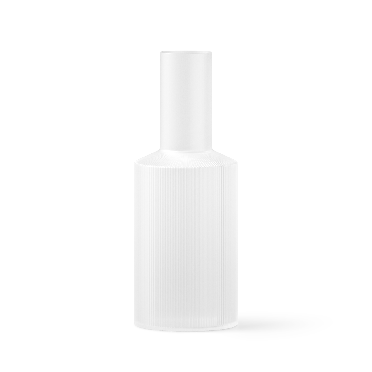 ferm living carafe ripple frosted