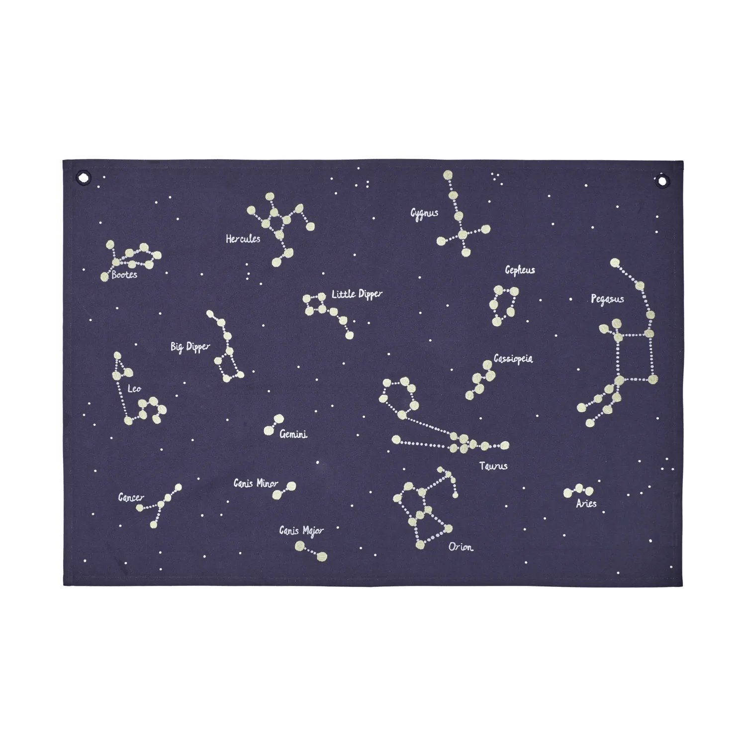 Carte textile Constellation, Bleu foncé, 70x100 cm Ferm Living