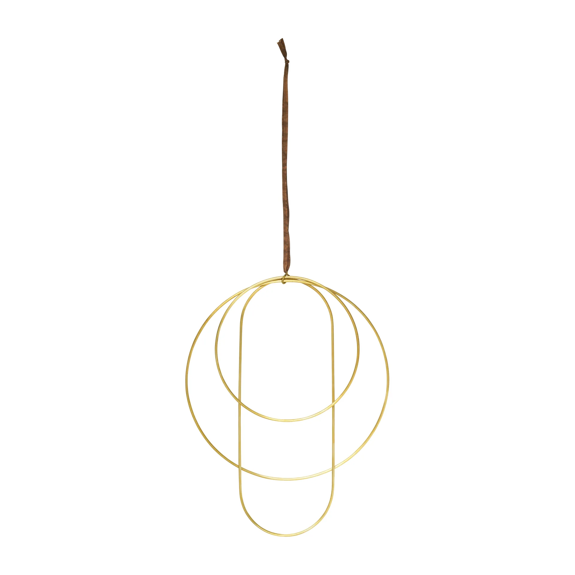 Cercles décoratifs Deco Lot de 3, Laiton Ferm Living