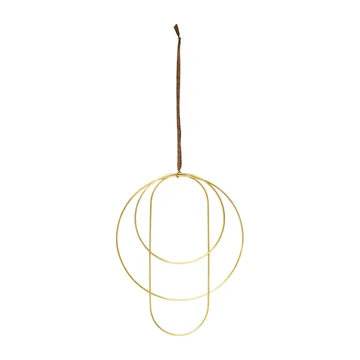 Cercles décoratifs Deco Lot de 3 - Laiton - Ferm Living