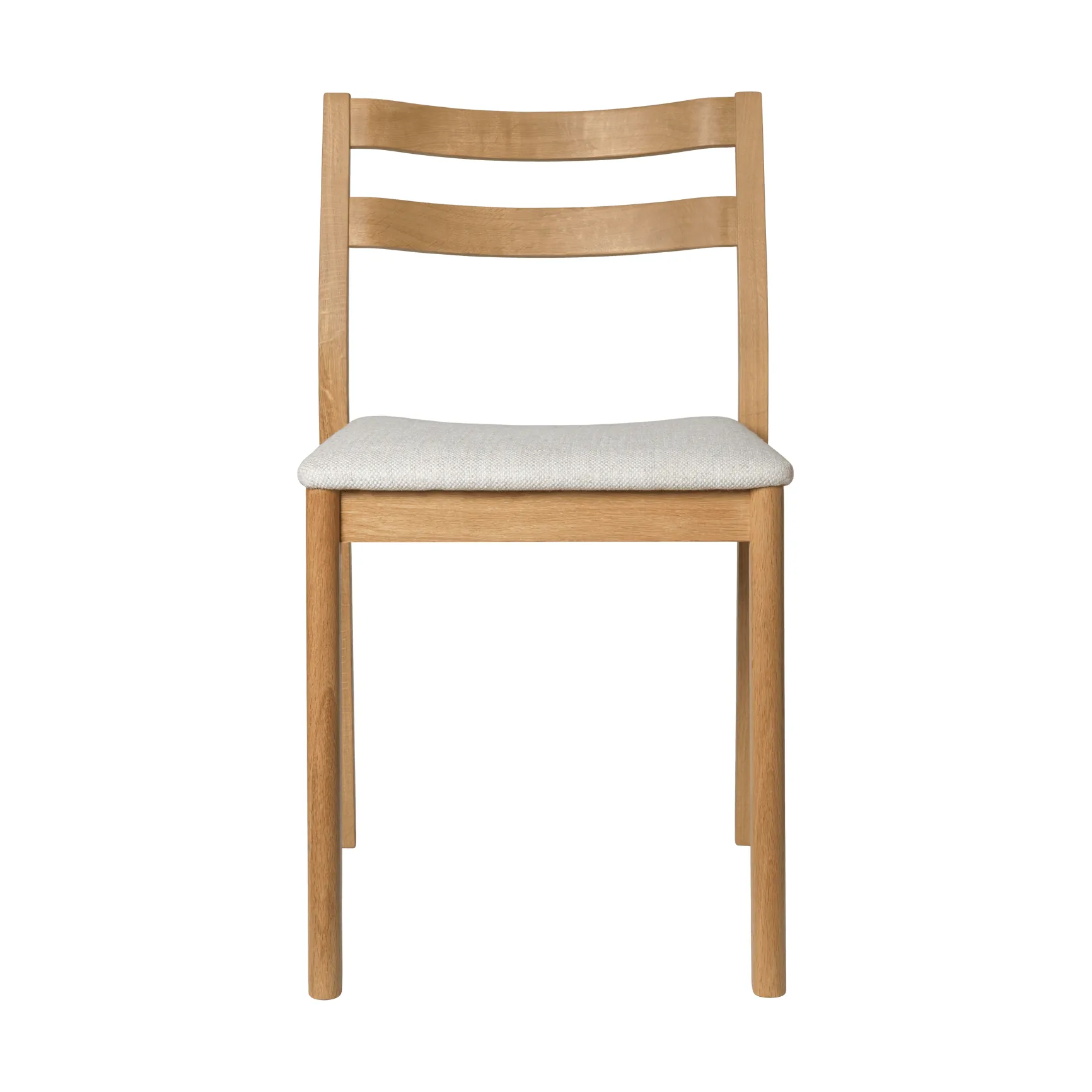 Chaise Boda, Assise rembourrée, chêne-off-white Ferm Living