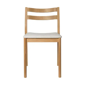 Chaise Boda - Assise rembourrée, chêne-off-white - Ferm Living