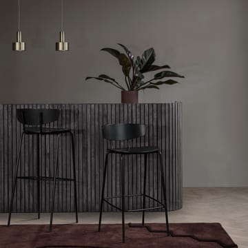 Chaise de bar Herman basse - noir - Ferm Living