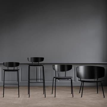 Chaise de bar Herman basse - noir - Ferm Living