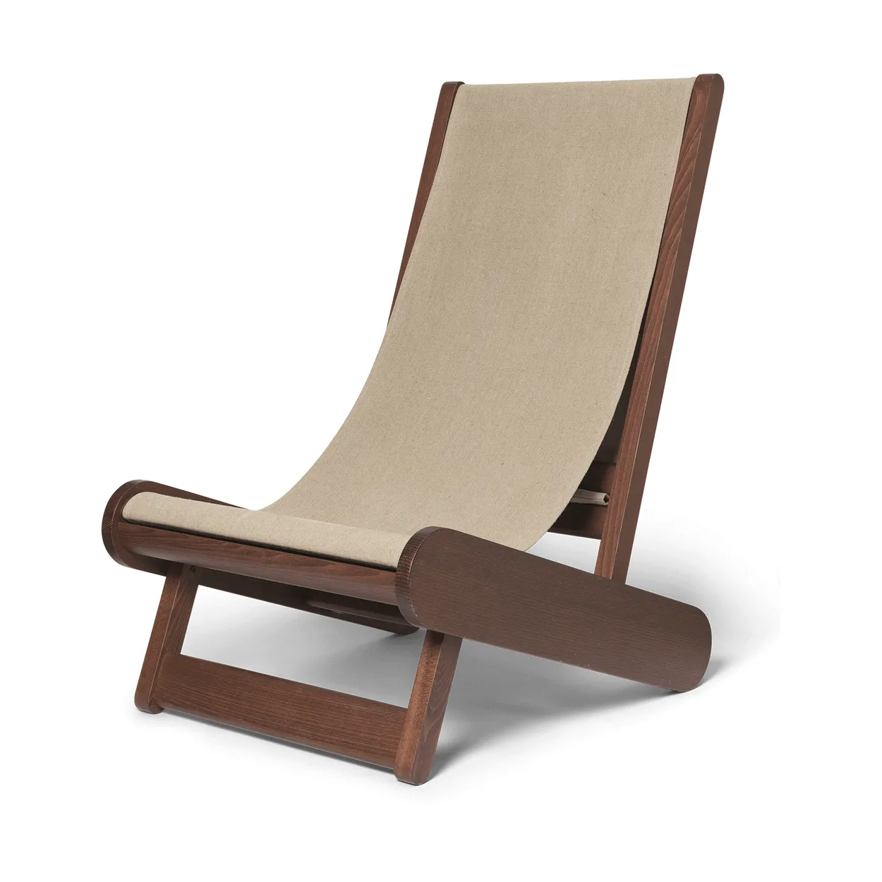 Ferm Living Chaise lounge Hemi Dark stained, natural