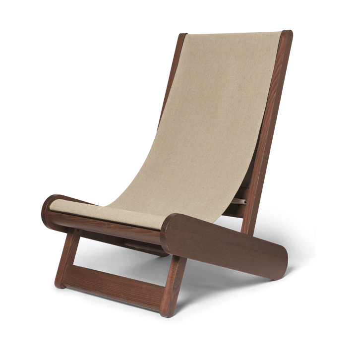Chaise lounge Hemi - Dark stained, natural - Ferm LIVING