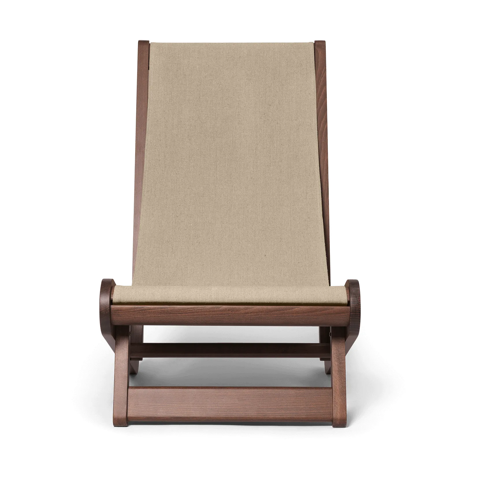 Chaise lounge Hemi, Dark stained, natural Ferm Living