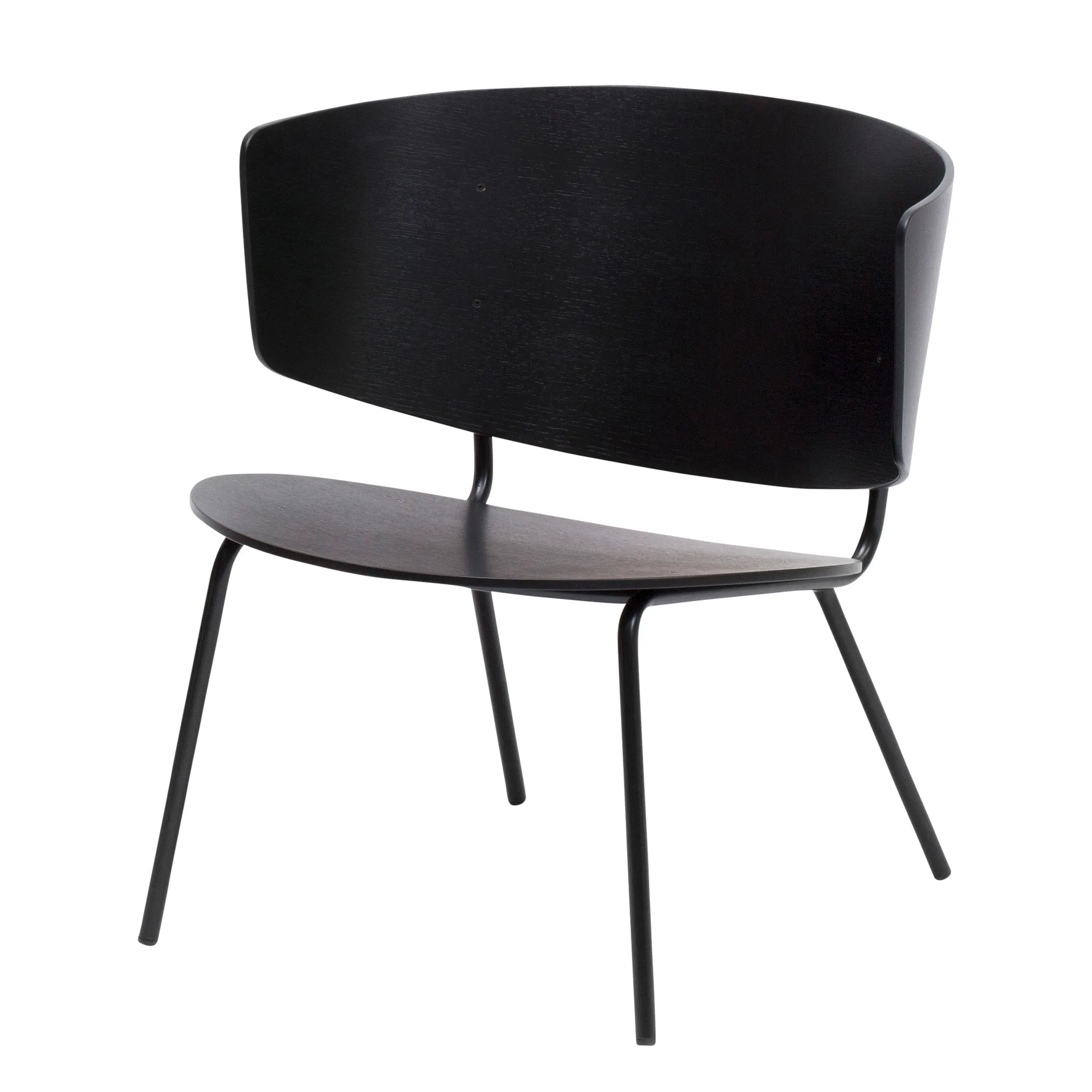 Chaise lounge Herman, Noir Ferm Living