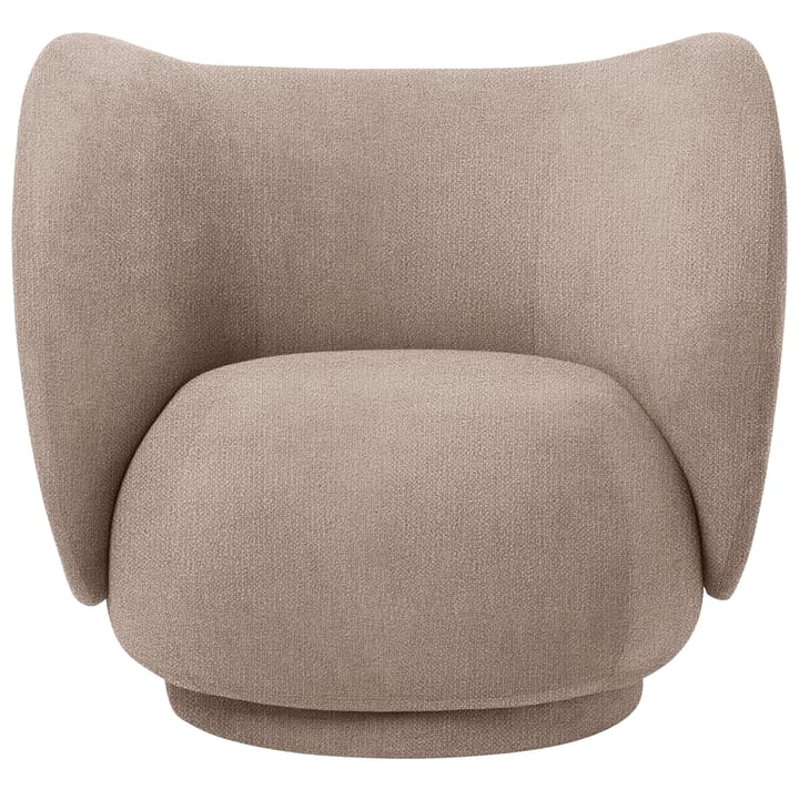 Chaise lounge Rico bouclé - Sable - ferm LIVING