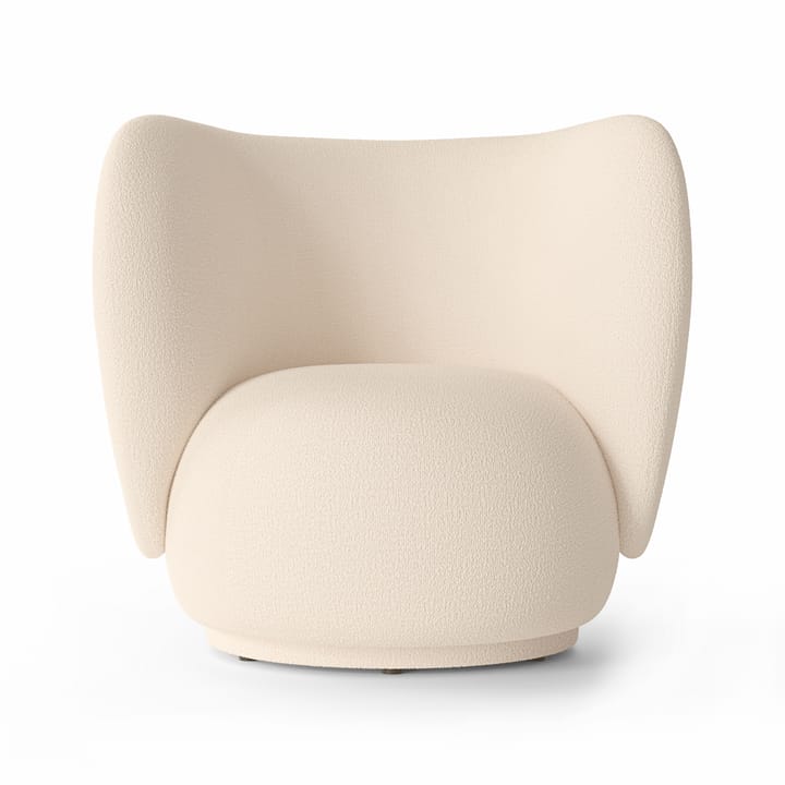 Chaise lounge Rico bouclé - Wool bouclé offwhite - ferm LIVING