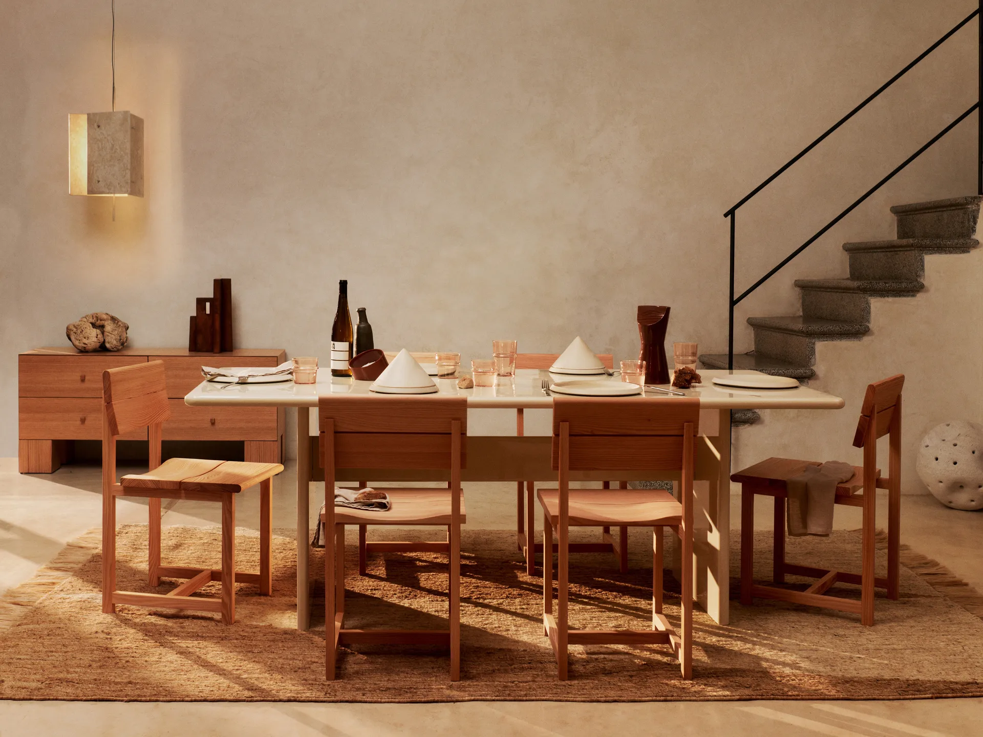 Chaise Visit dining, Douglas sapin Ferm Living