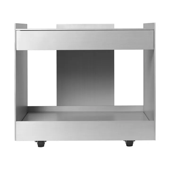 Chariot de service Lager - Bas, aluminium - Ferm Living