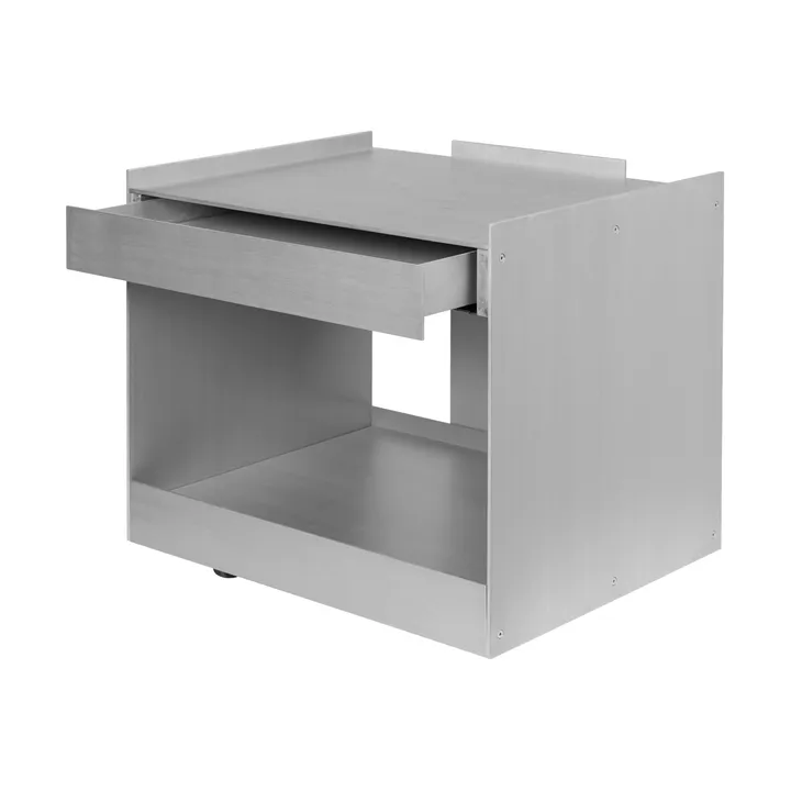 Chariot de service Lager - Bas, aluminium - Ferm Living