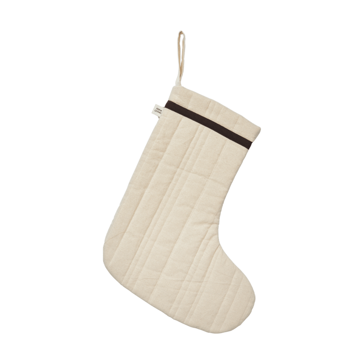 Chaussette de Noël matelassée Vari - Cotton-natural - Ferm Living