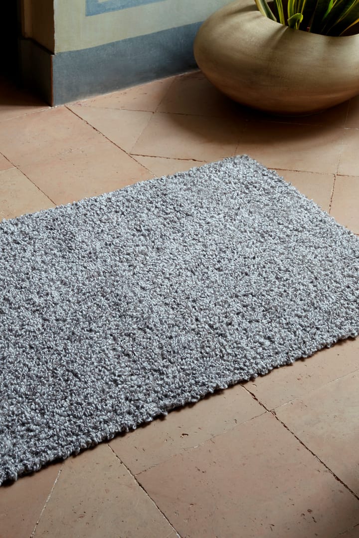 Chemin de couloir Slub bouclé 80x200 cm, Charcoal Ferm Living