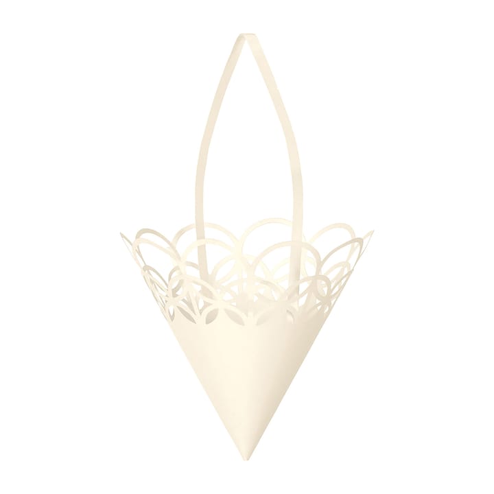 Cône de Noël à suspendre Ø10cm Lot de 3, Off-white Ferm Living