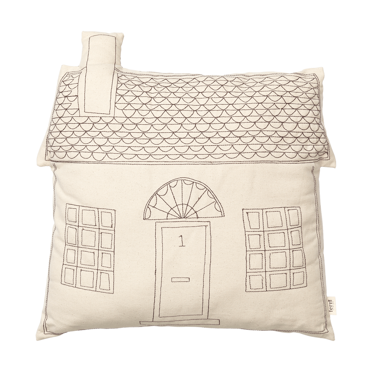 Ferm Living Coussin Adobe 45x45 cm Maison de campagne