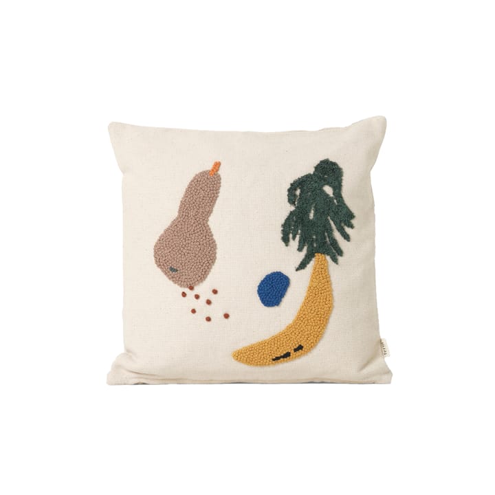 Coussin avec motifs 40 x 40 cm - banane - ferm LIVING