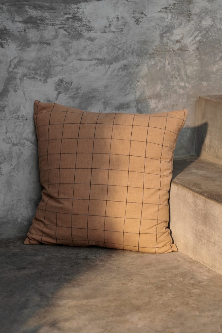 Coussin Brown 50x50 cm - Grid - ferm LIVING